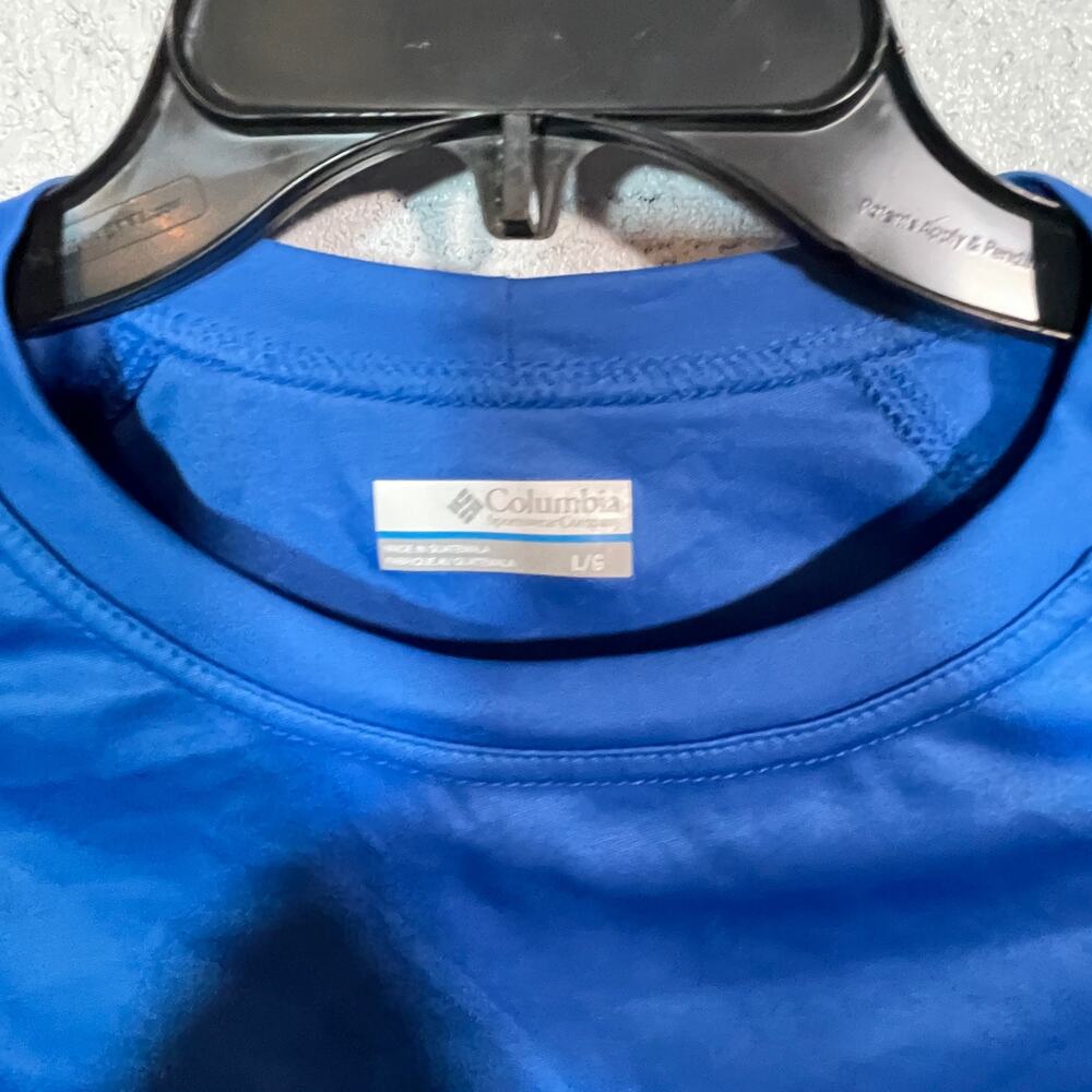 Columbia Sportswear Mens Terminal Tackle Shirt  Blue Large - Picture 6 of 7